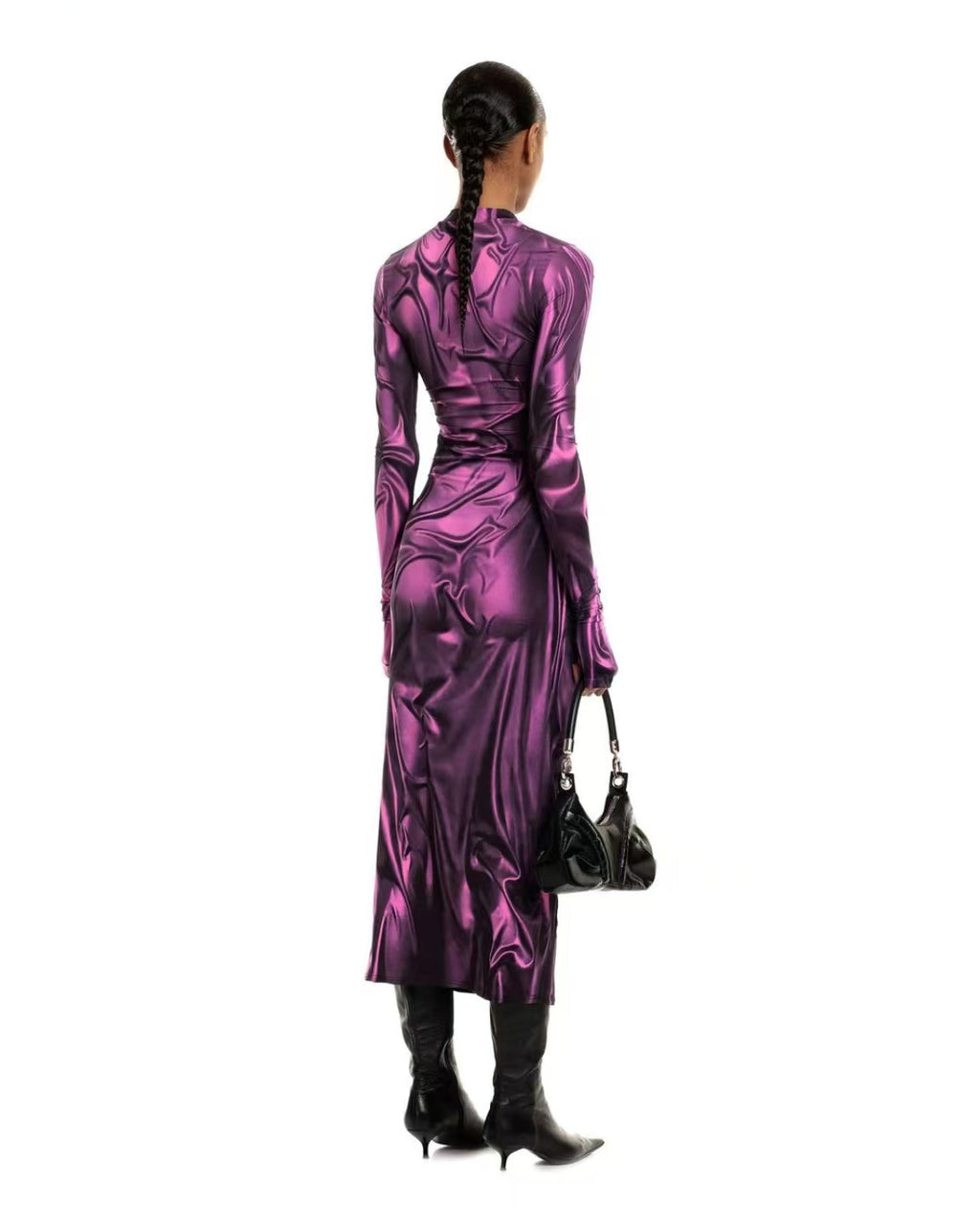 The Vesper Metallic dress - alternate view 15