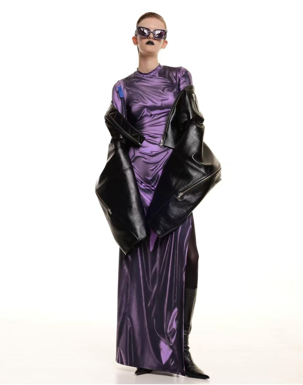 The Vesper Metallic dress - alternate view 17