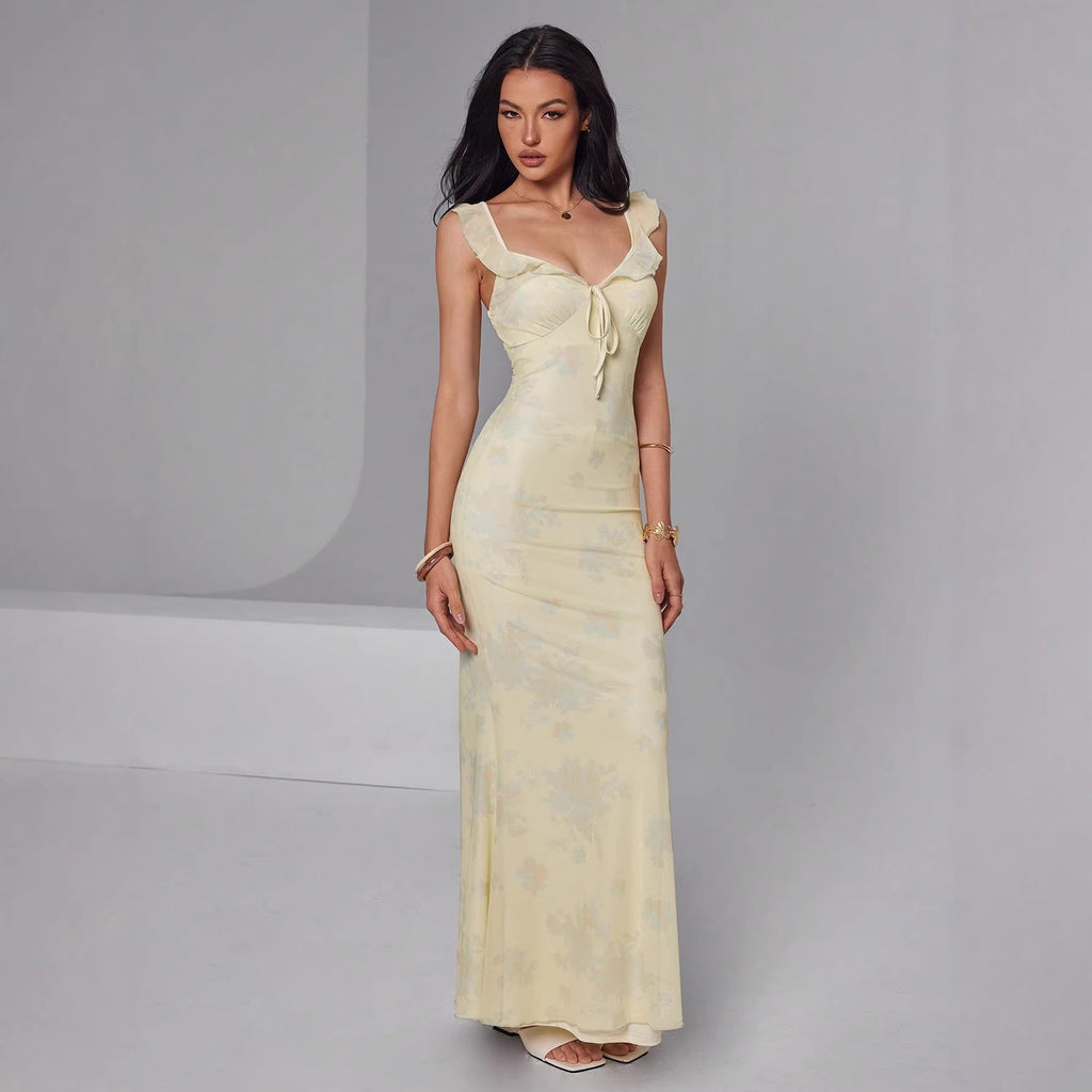 The Seraphine Floral dress - front view
