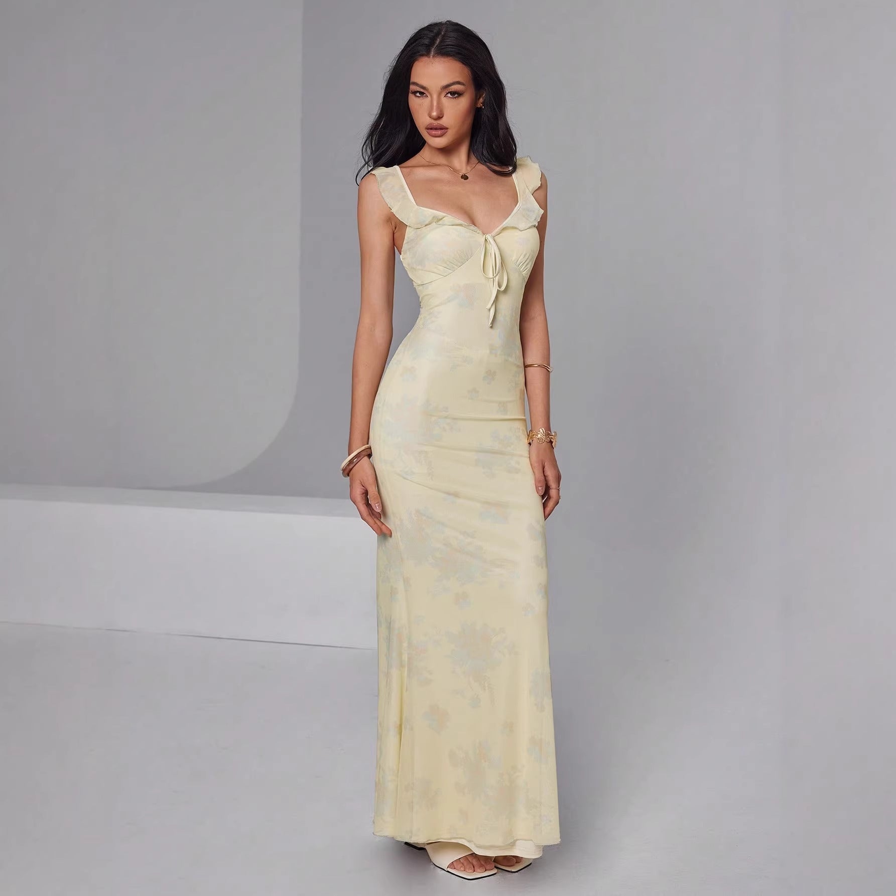The Seraphine Floral dress - front view