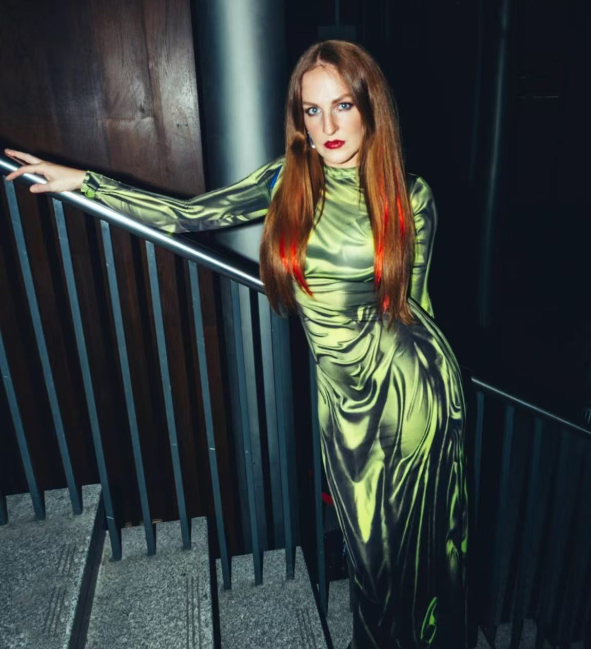 The Vesper Metallic dress - alternate view 6