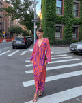 The Celia Printed dress - front view
