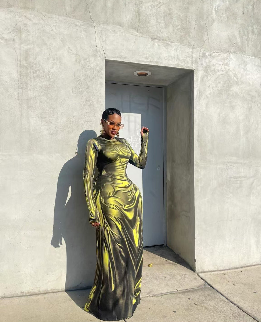 The Vesper Metallic dress - alternate view 11