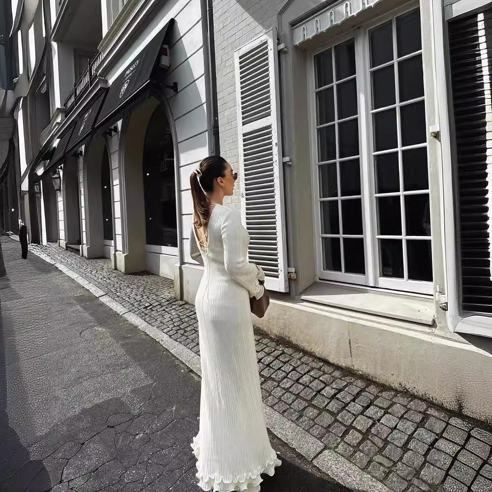 The Eliane Ruffle-Trim dress - alternate view 2