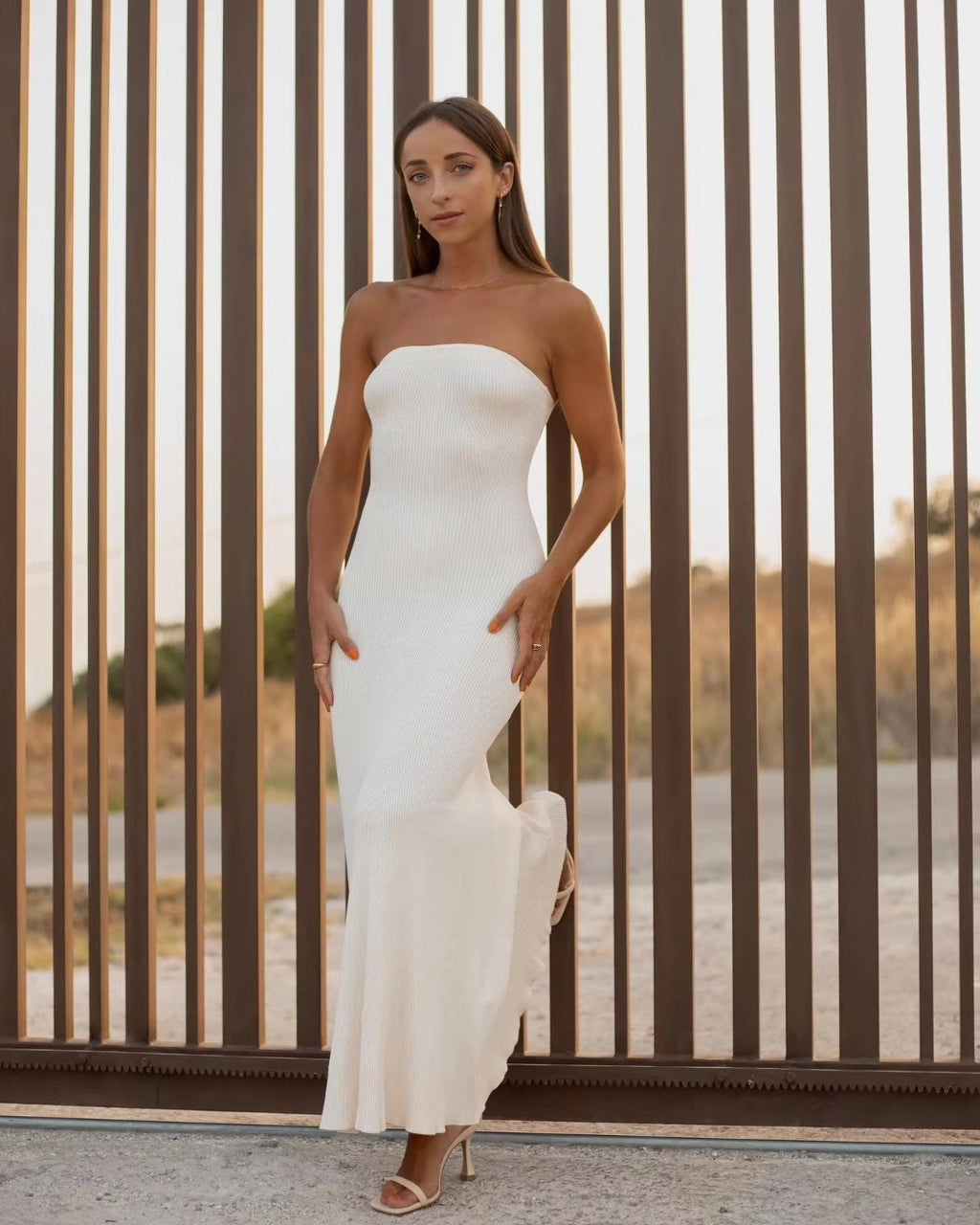The Elina Backless Knit dress - alternate view 3
