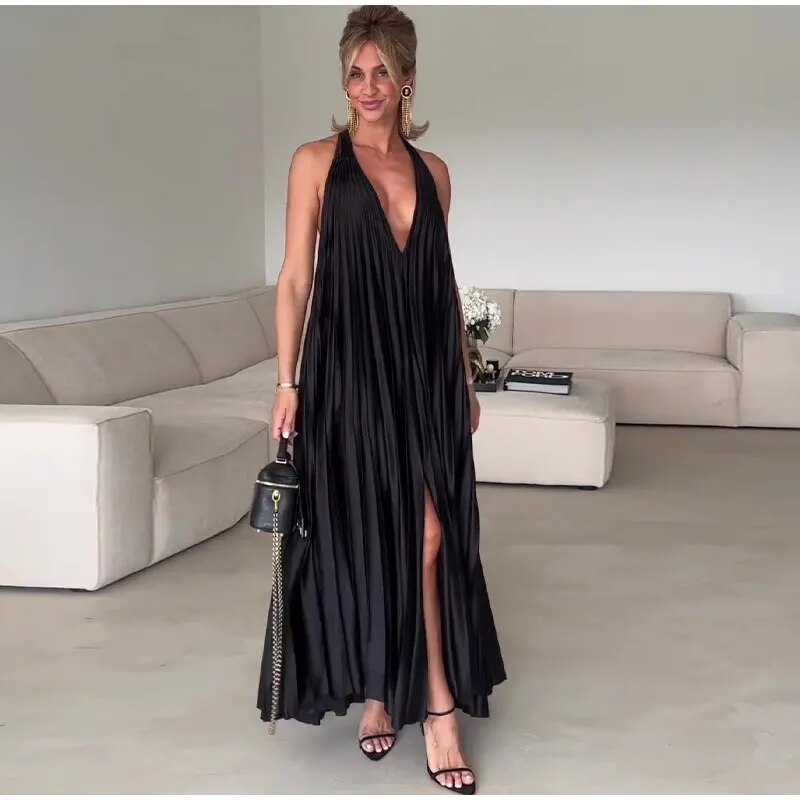 The Alessandra Pleated dress - alternate view 5