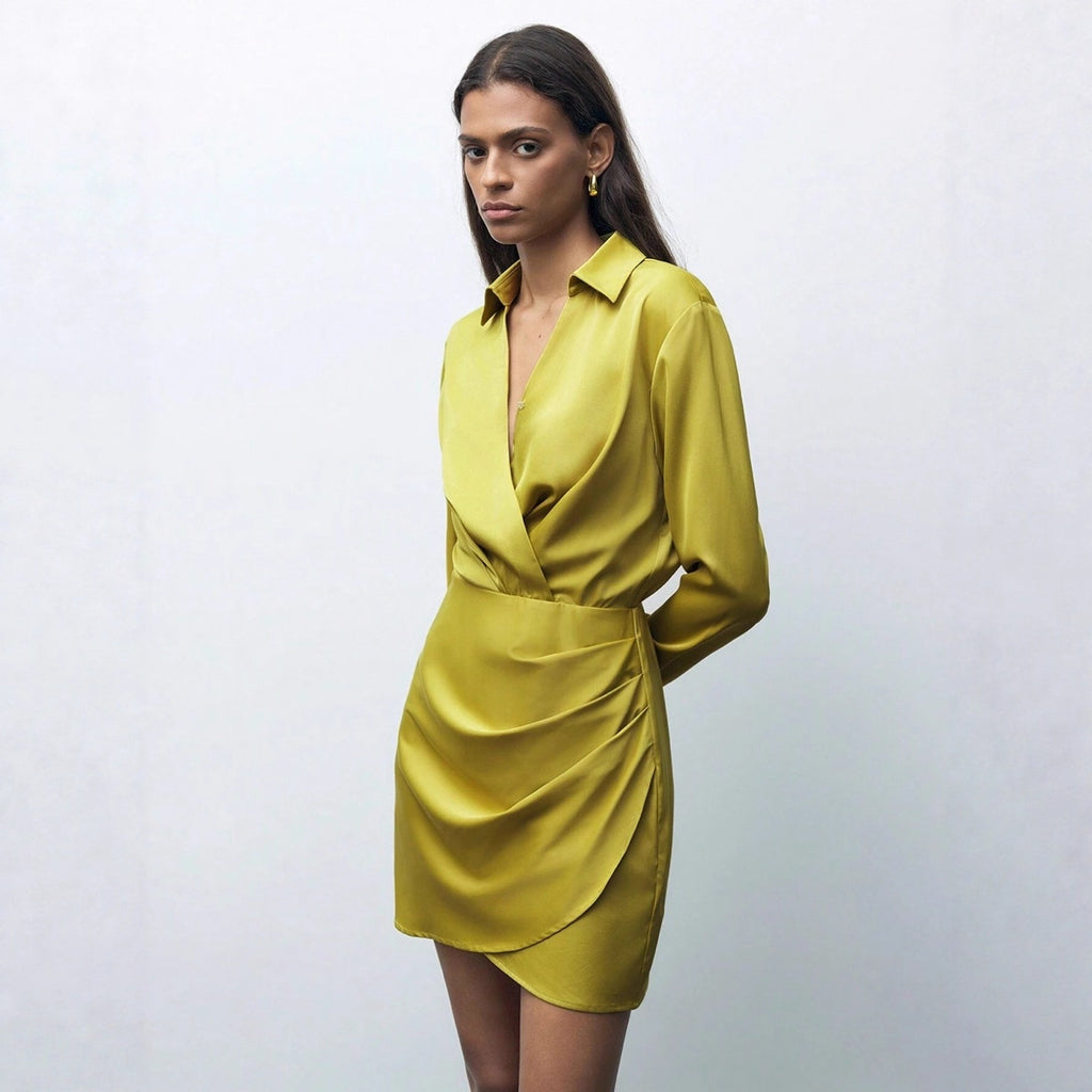 The Maren Draped dress - alternate view 2