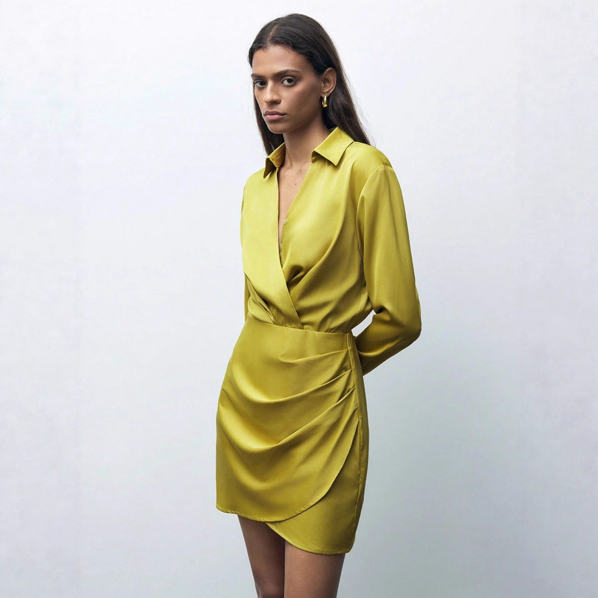 The Maren Draped dress - alternate view 2