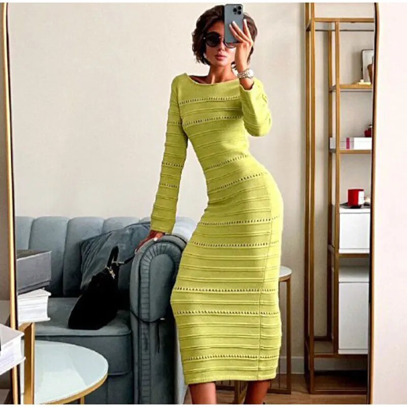 The Camille Ribbed dress - alternate view 11