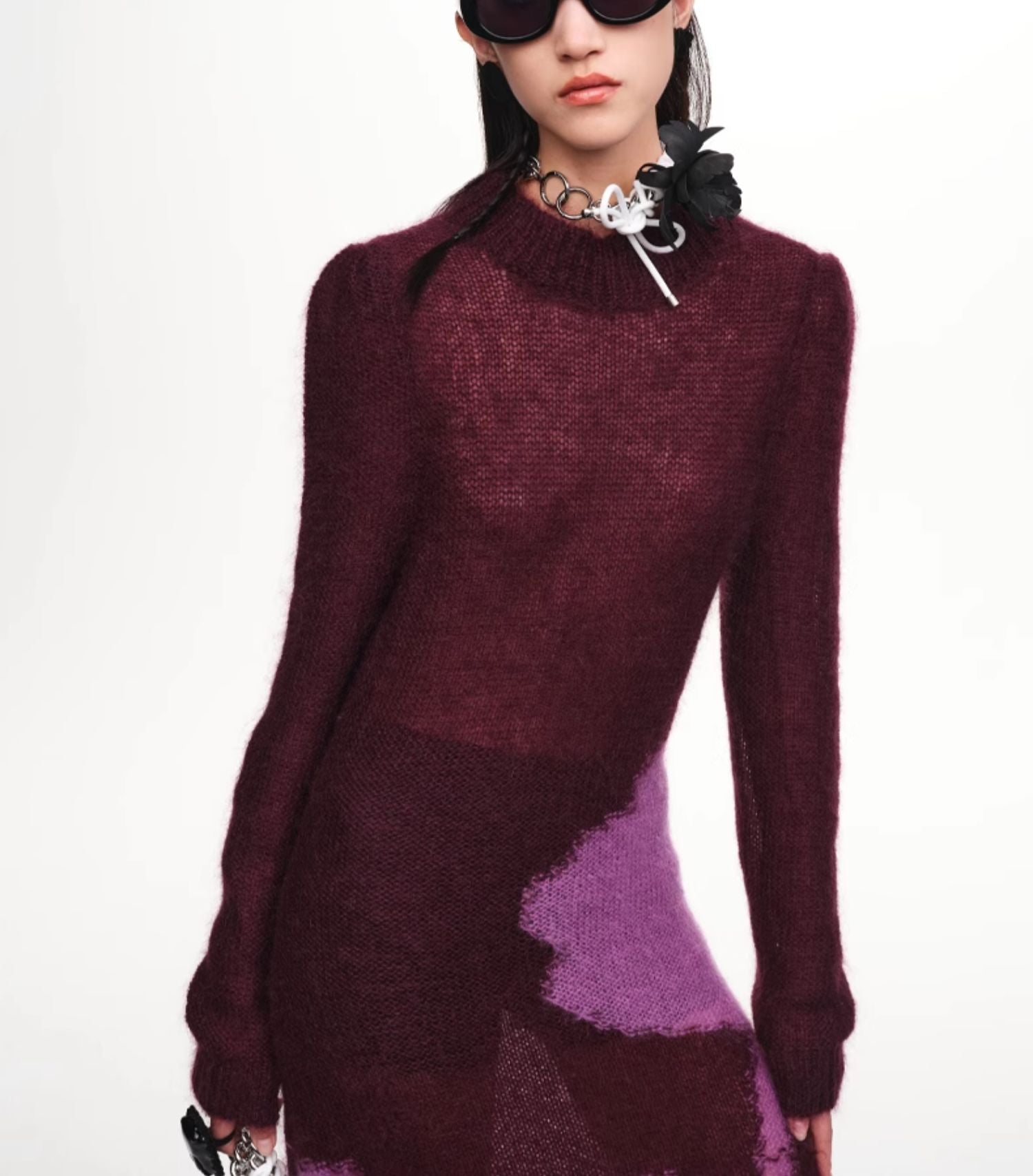 The Odette Colorblock dress - alternate view 4