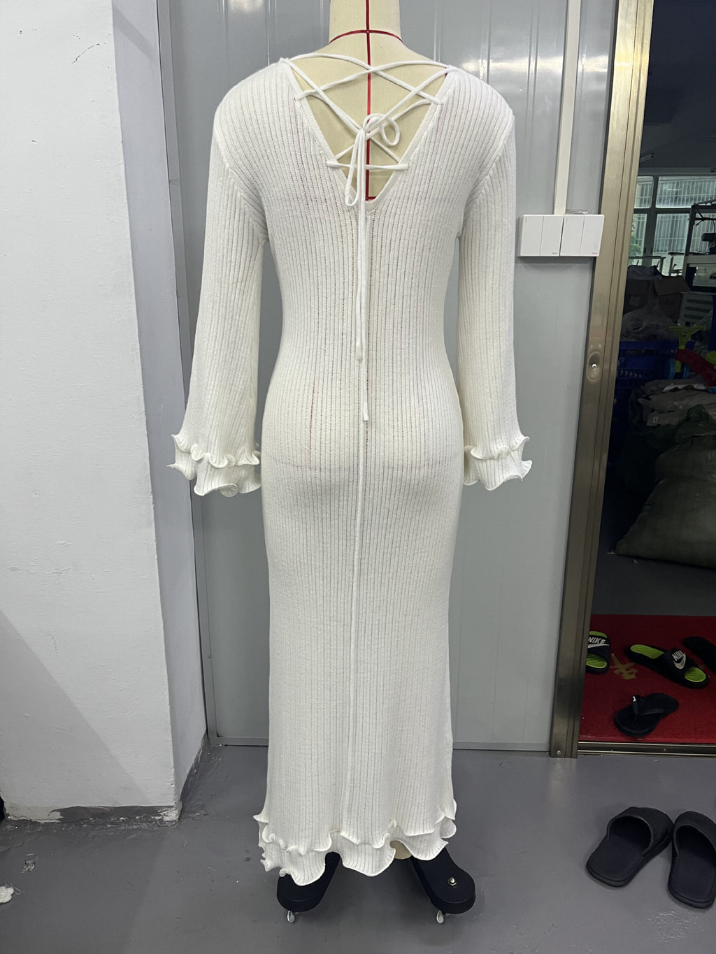 The Eliane Ruffle-Trim dress - alternate view 6