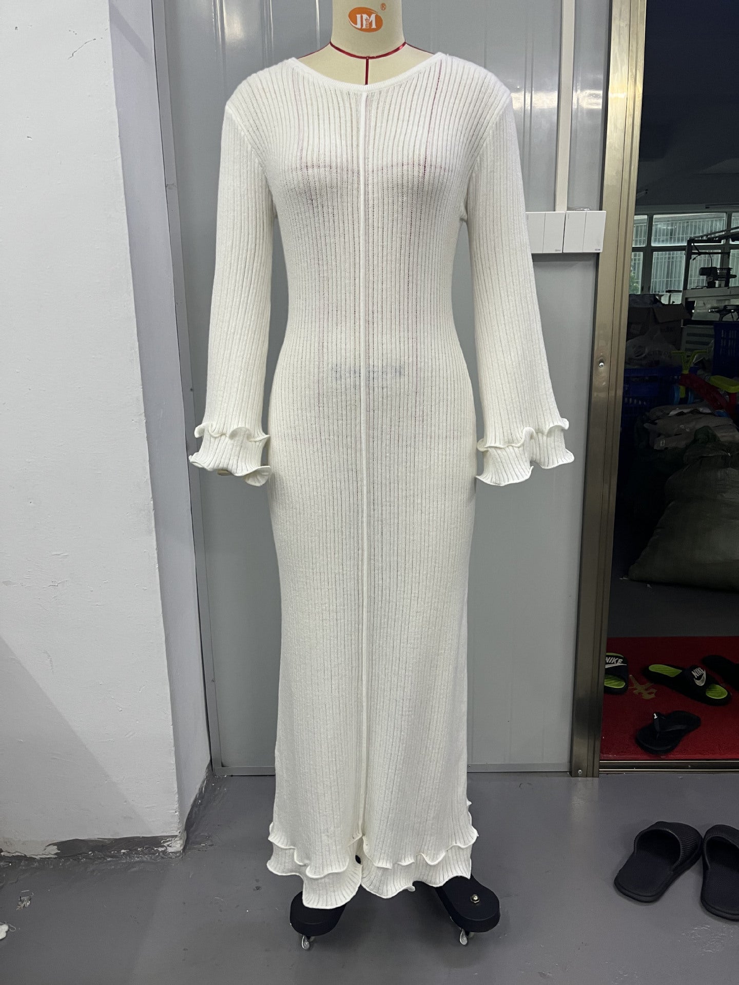 The Eliane Ruffle-Trim dress - alternate view 5