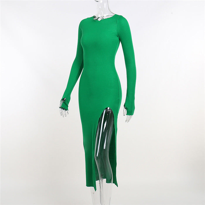 The Chiara Ribbed dress - alternate view 2