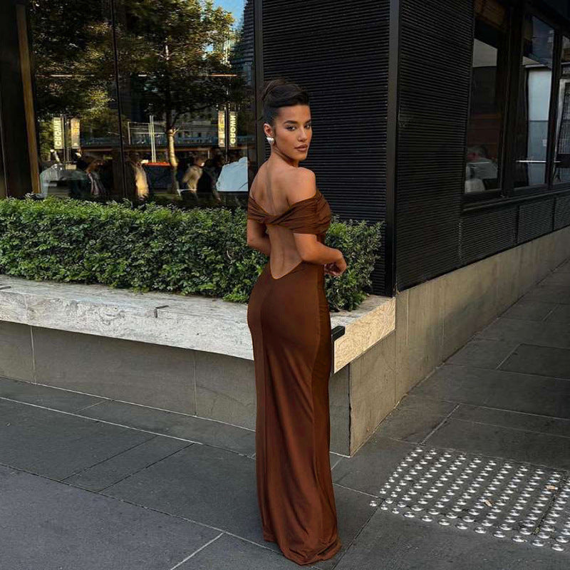 The Siena Off-Shoulder dress - alternate view 4