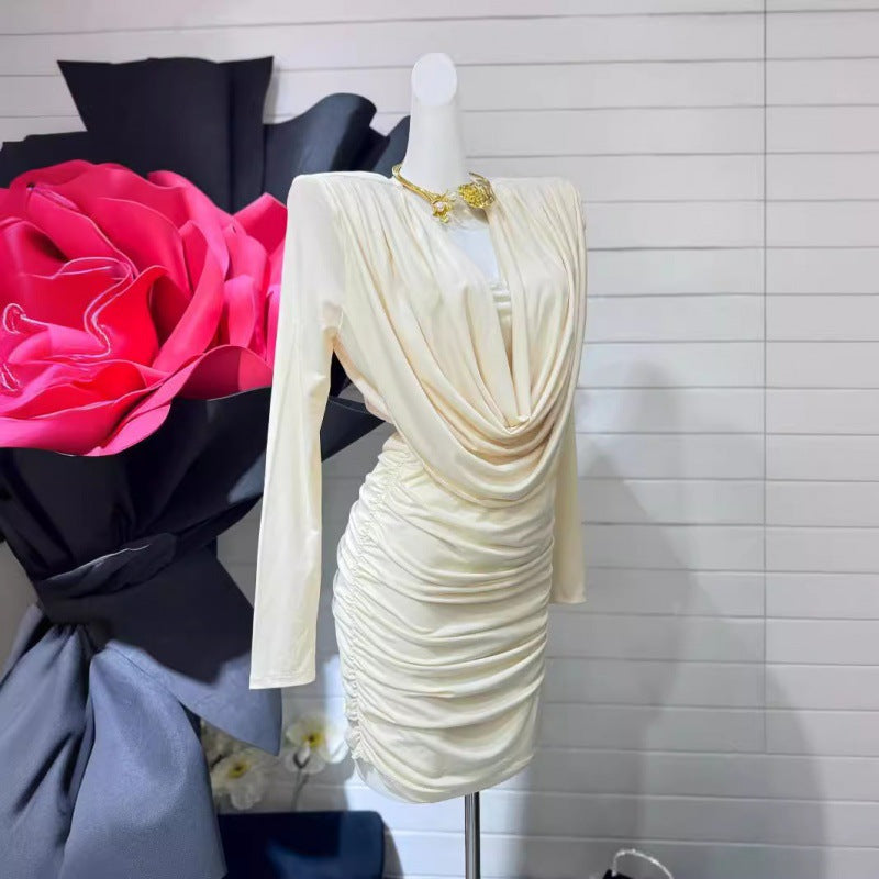 The Vivienne Draped dress - alternate view 4