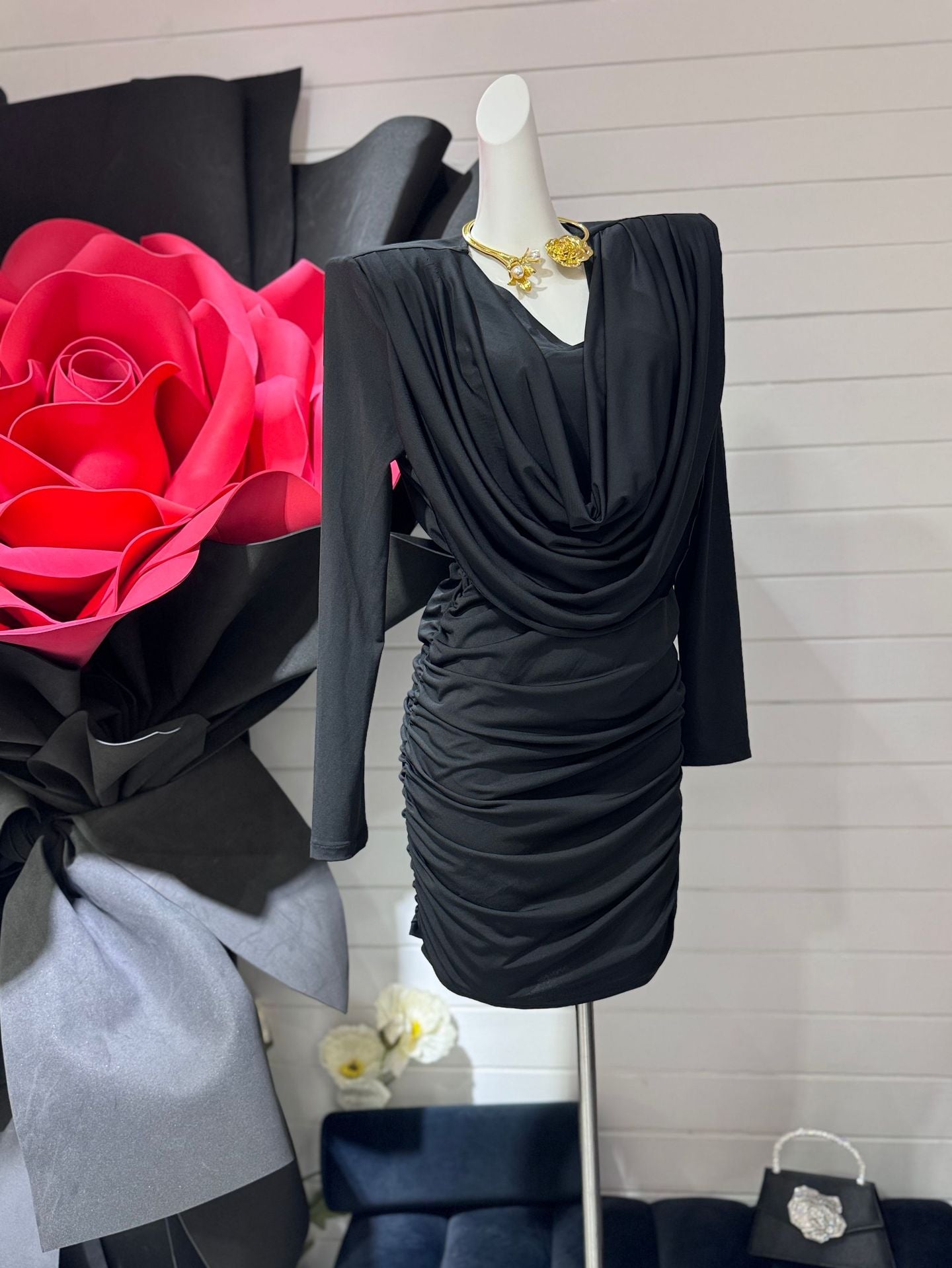 The Vivienne Draped dress - alternate view 9