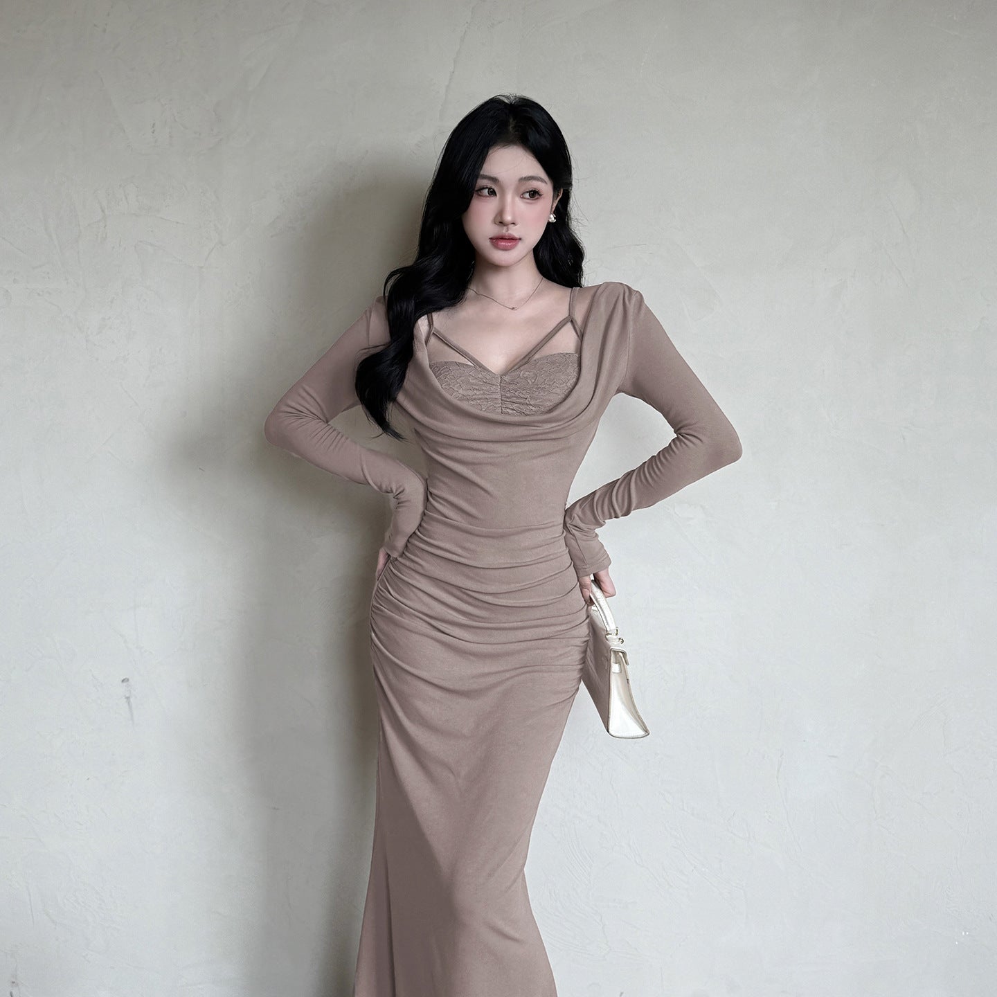 The Maëlle Draped dress - alternate view 2