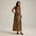 The Aurelia Floral Appliqué dress - alternate view 3