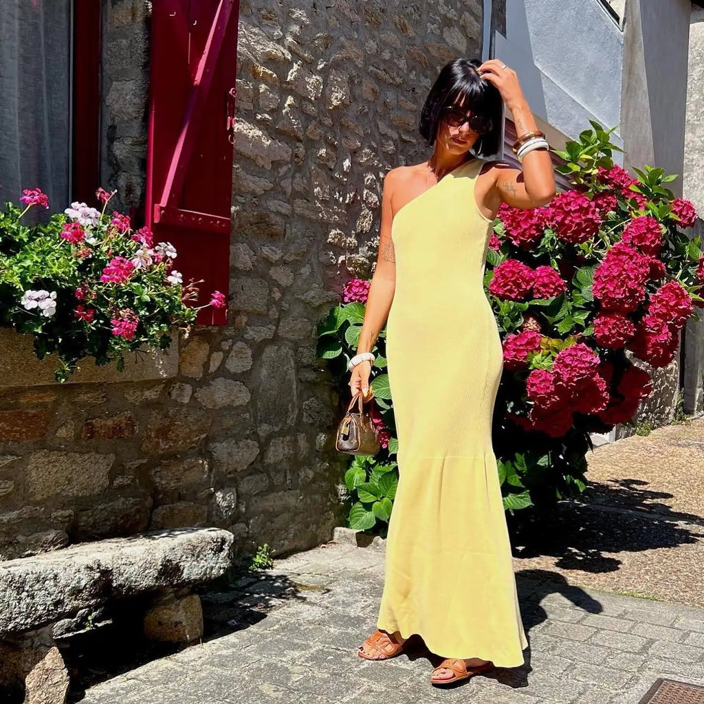 The Solène Asymmetric dress - alternate view 5