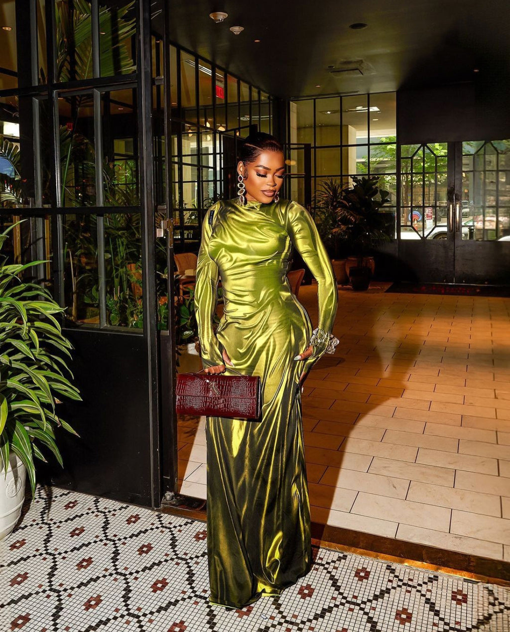 The Vesper Metallic dress - alternate view 7