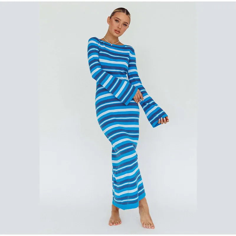 The Maris Striped dress - alternate view 9
