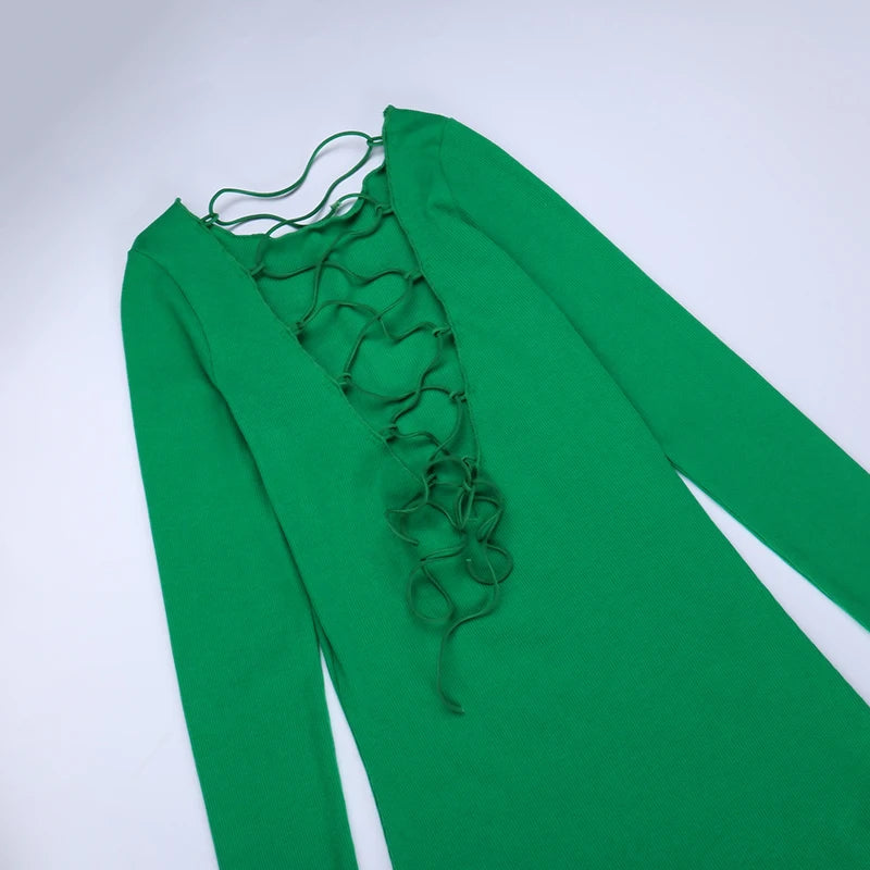 The Chiara Ribbed dress - alternate view 5