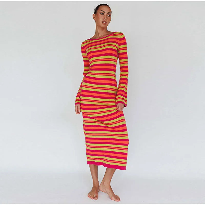 The Maris Striped dress - alternate view 5