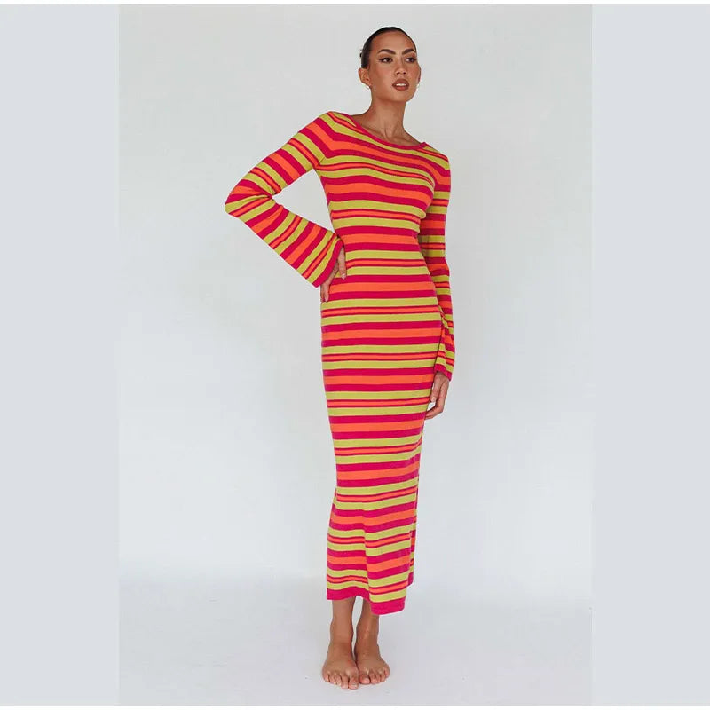 The Maris Striped dress - alternate view 4